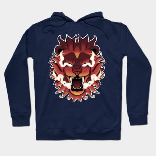 Fire Demon lion Hoodie